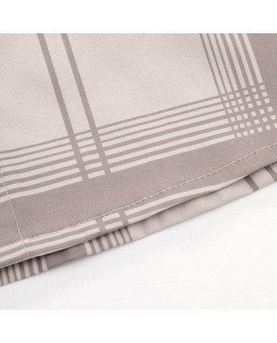 summer men leisure lattice long sleeve cardigan shirt