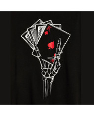 summer men porker printing short sleeve T-shirt