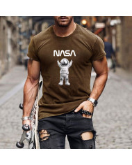 summer men logo printing short sleeve T-shirt