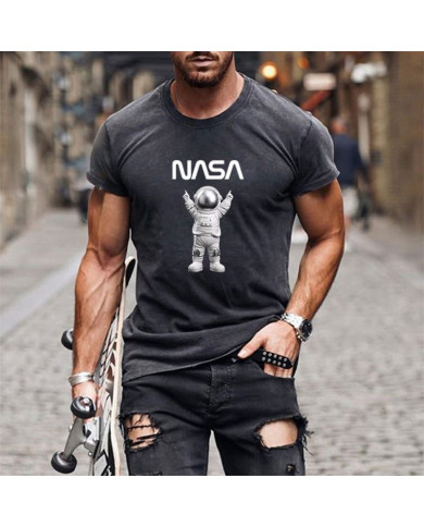 summer men logo printing short sleeve T-shirt