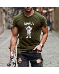 summer men logo printing short sleeve T-shirt
