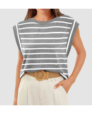 summer women loose fit raglan sleeve coffee T-shirt