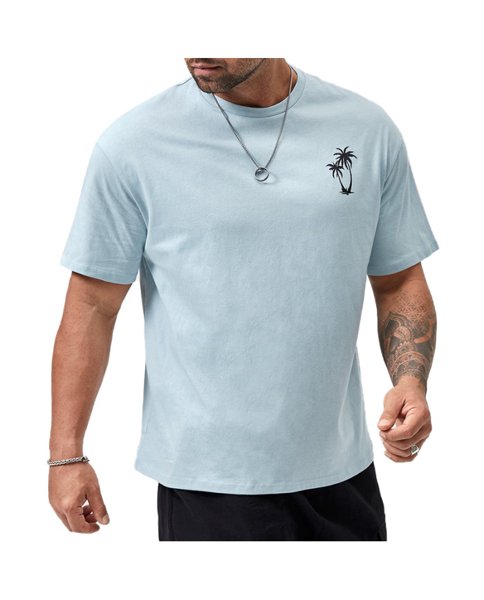 summer leisure  fashion short sleeve men T-shirt