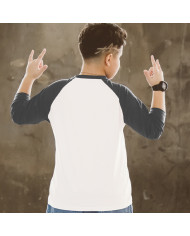 big fat child  large printing long sleeve shirt