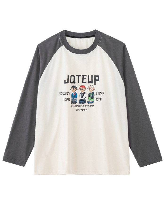 big fat child  large printing long sleeve shirt