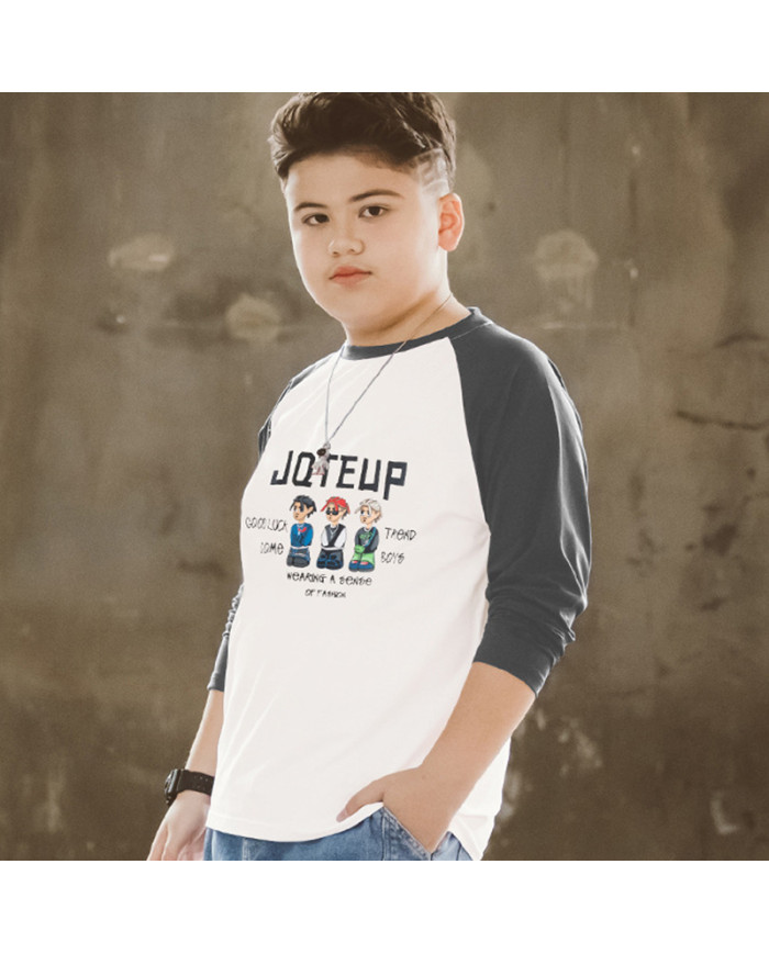 big fat child  large printing long sleeve shirt