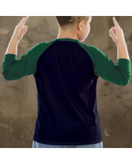 big fat child  large printing long sleeve shirt