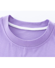 big size fat child  large printing long sleeve T-shirt