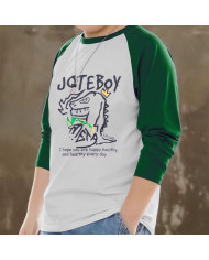 big size fat child  large printing long sleeve T-shirt