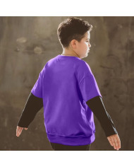 autumn big fat child  large printing long sleeve sweat shirt