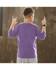 big size fat child  large printing long sleeve T-shirt