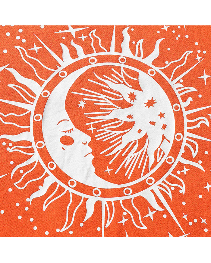 summer sun print short sleeve men T-shirt