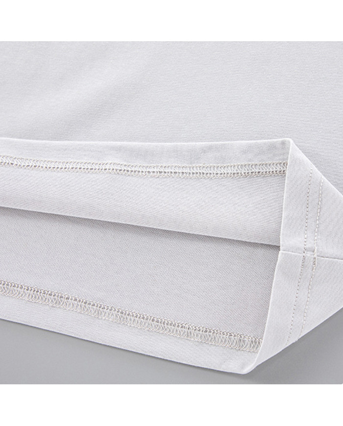 big size fat child autumn large printing long sleeve T-shirt