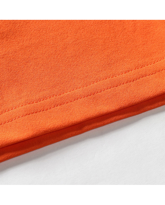 summer sun print short sleeve men T-shirt