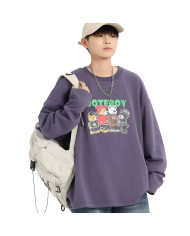 autumn child  large loose fit printing long sleeve T-shirt