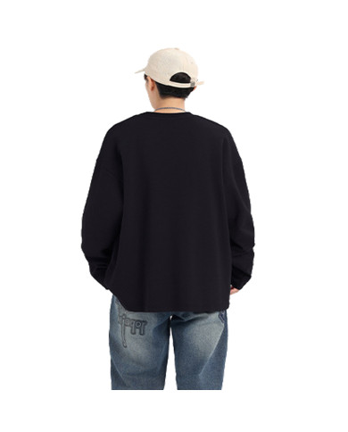 autumn child  large loose fit printing long sleeve T-shirt