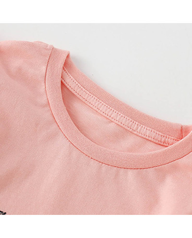 autumn cartoon printing long sleeve girl kids cotton T-shirt