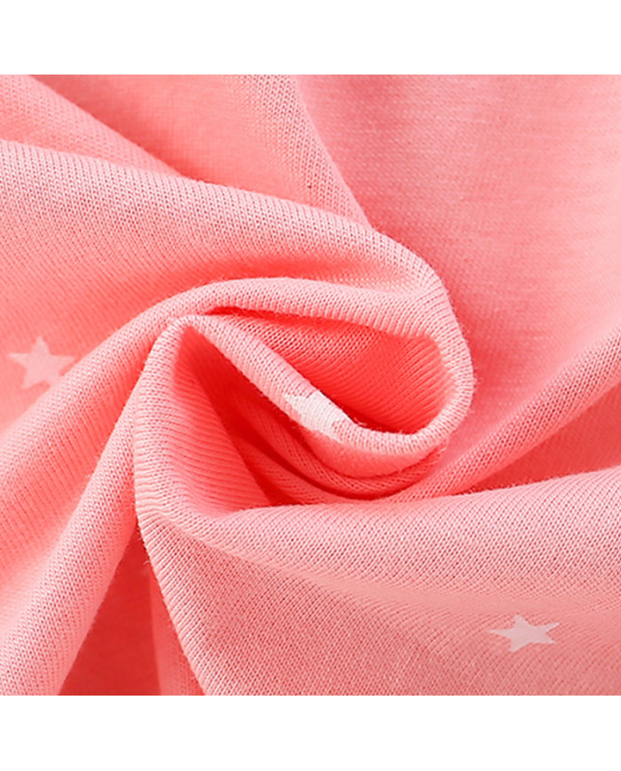 autumn cartoon printing long sleeve girl kids cotton T-shirt