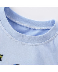 unicorn cartoon printing long sleeve girl kids cotton T-shirt