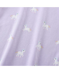 autumn horse printing long sleeve kids cotton T-shirt