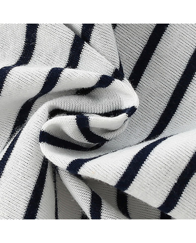 autumn stripe horse printing long sleeve kids cotton T-shirt