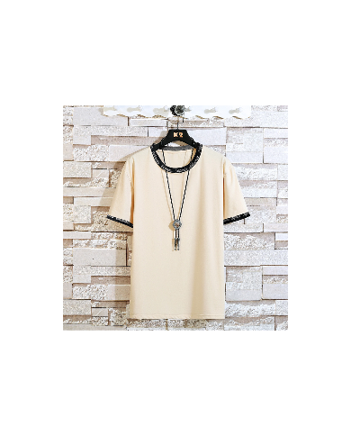 summer fashion round collar short sleeve men T-shirt