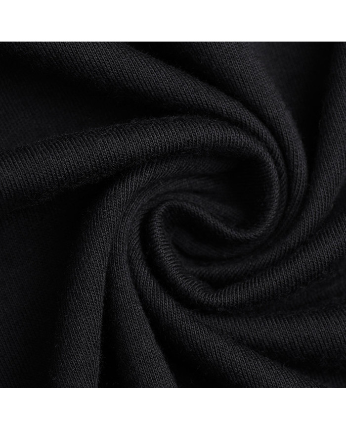 summer men street fashion printing cotton loose  T-shirt