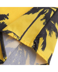 summer men printing Hawaii style thin cardigan T-shirt